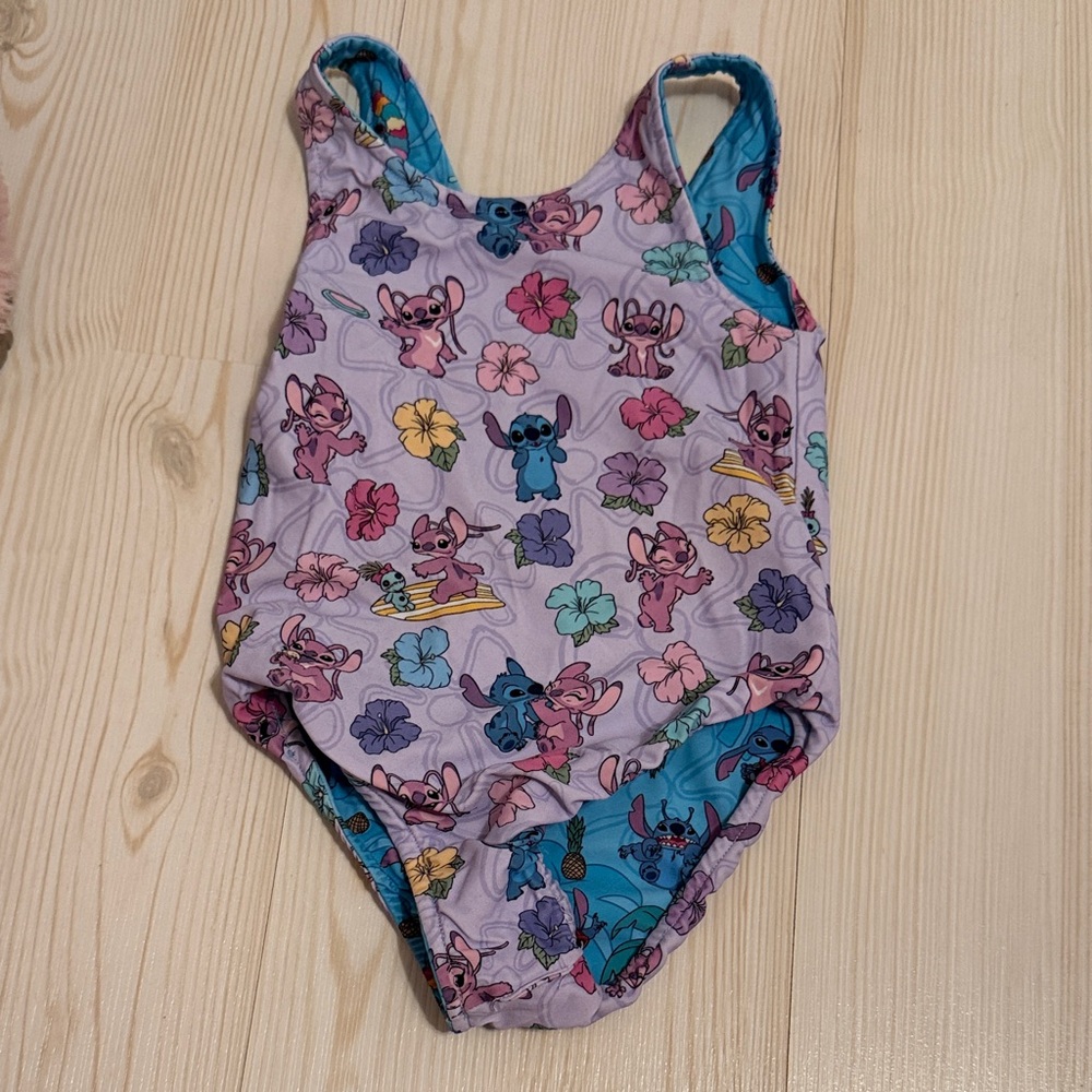 Posh Peanut reversible Stitch  One-Piece Swimsuit